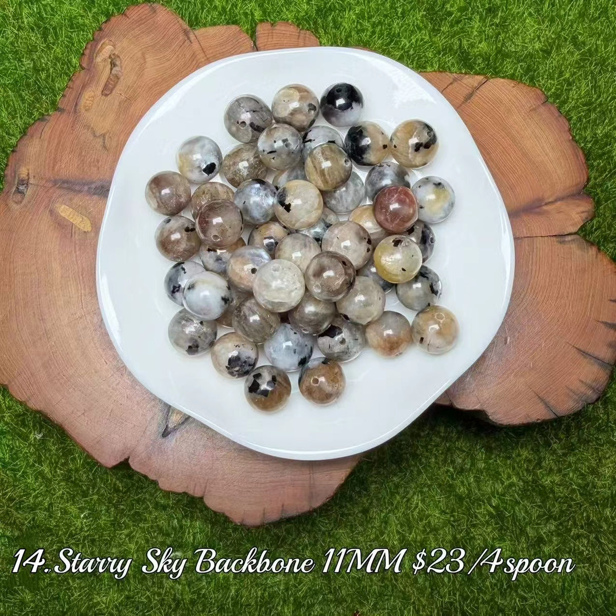 One bowl crystal bead- Felicity-can make 6pcs bracelets 10.17