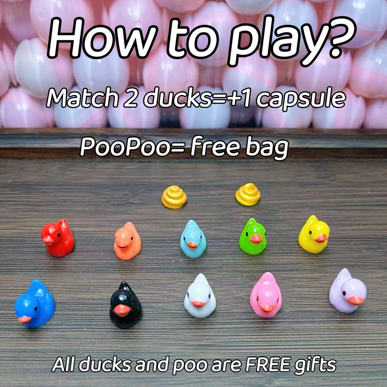 Shell Bead Duck Lucky Game Felicity