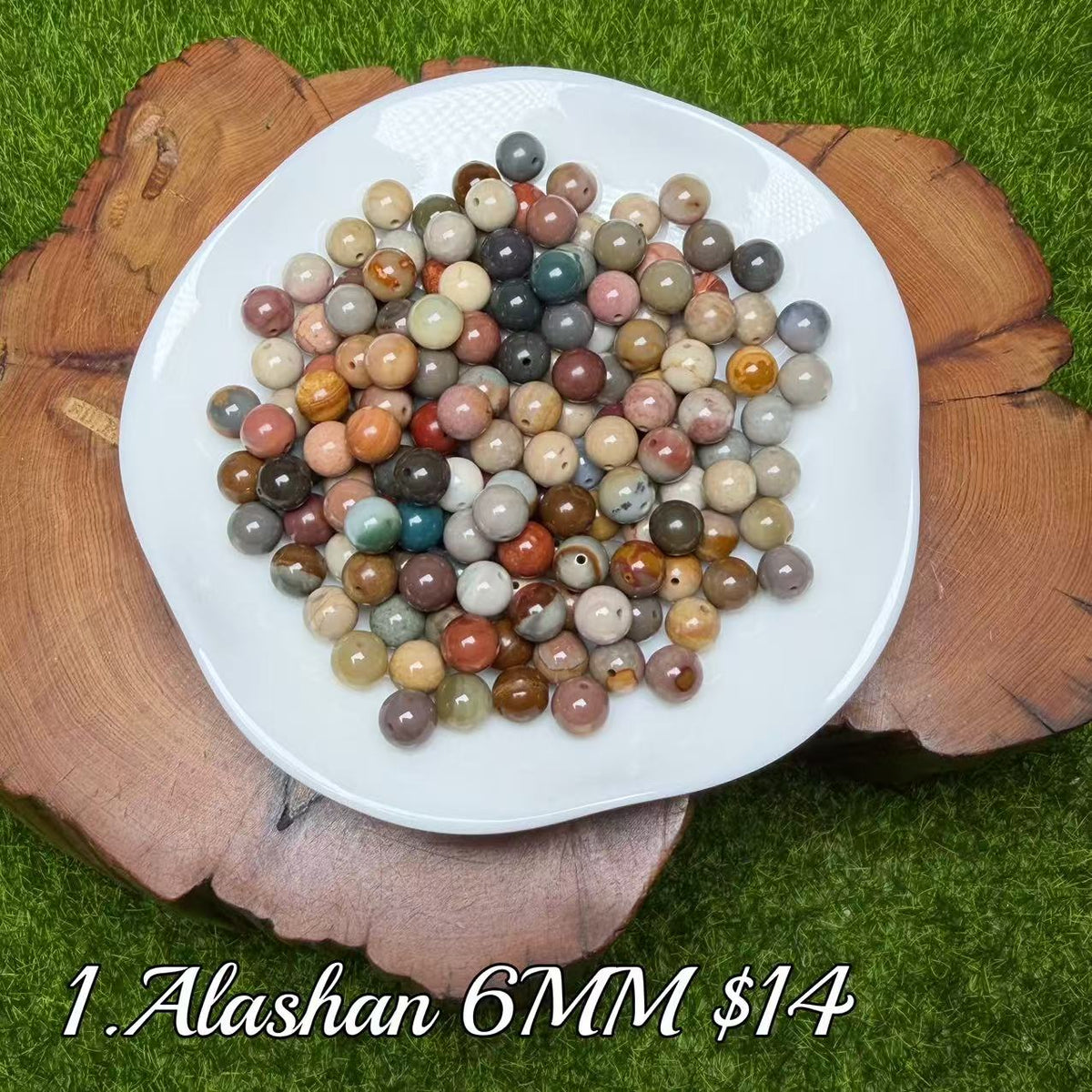 One bowl crystal bead- Felicity-can make 6pcs bracelets 9.24