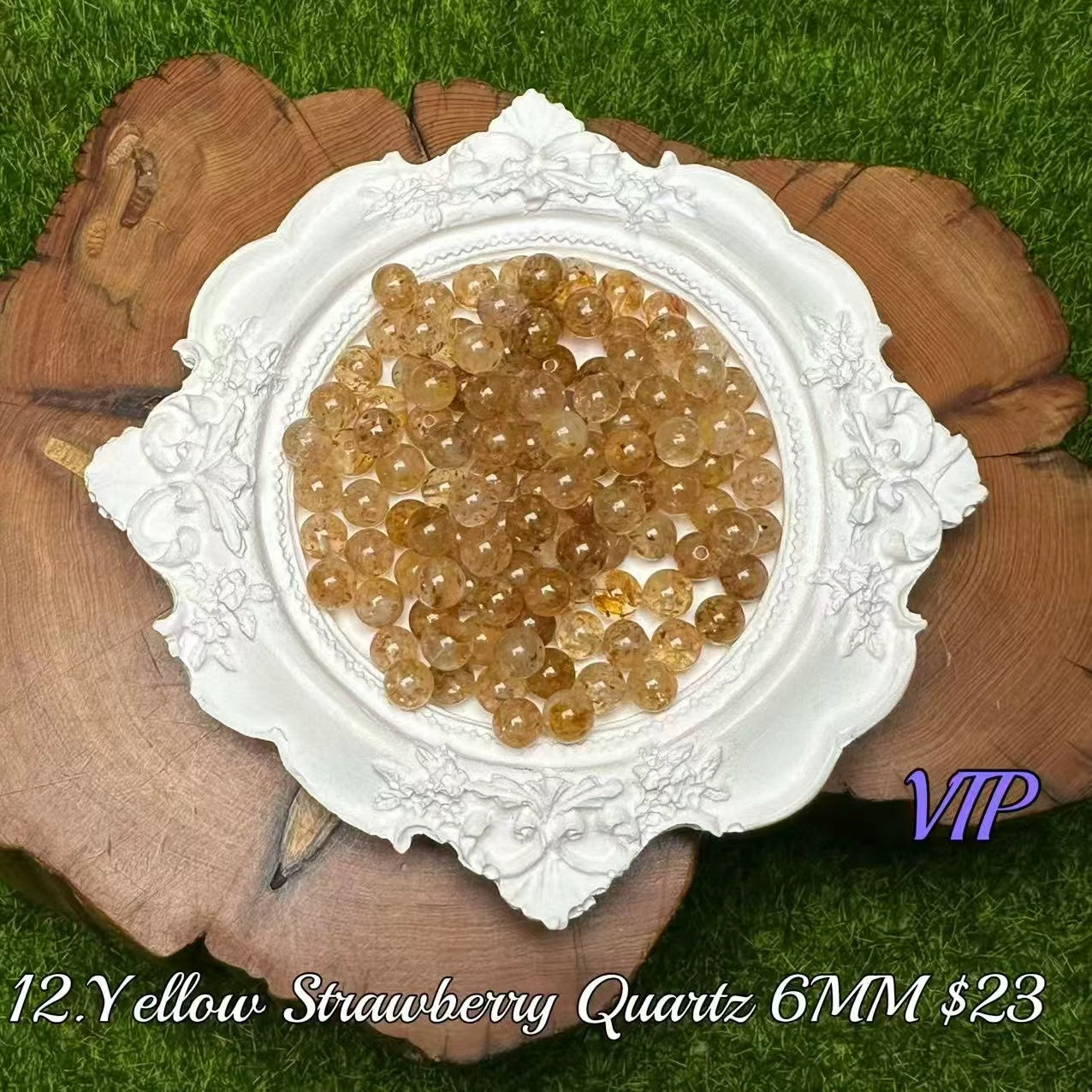One bowl crystal bead- Felicity-can make 6pcs bracelets 6.11