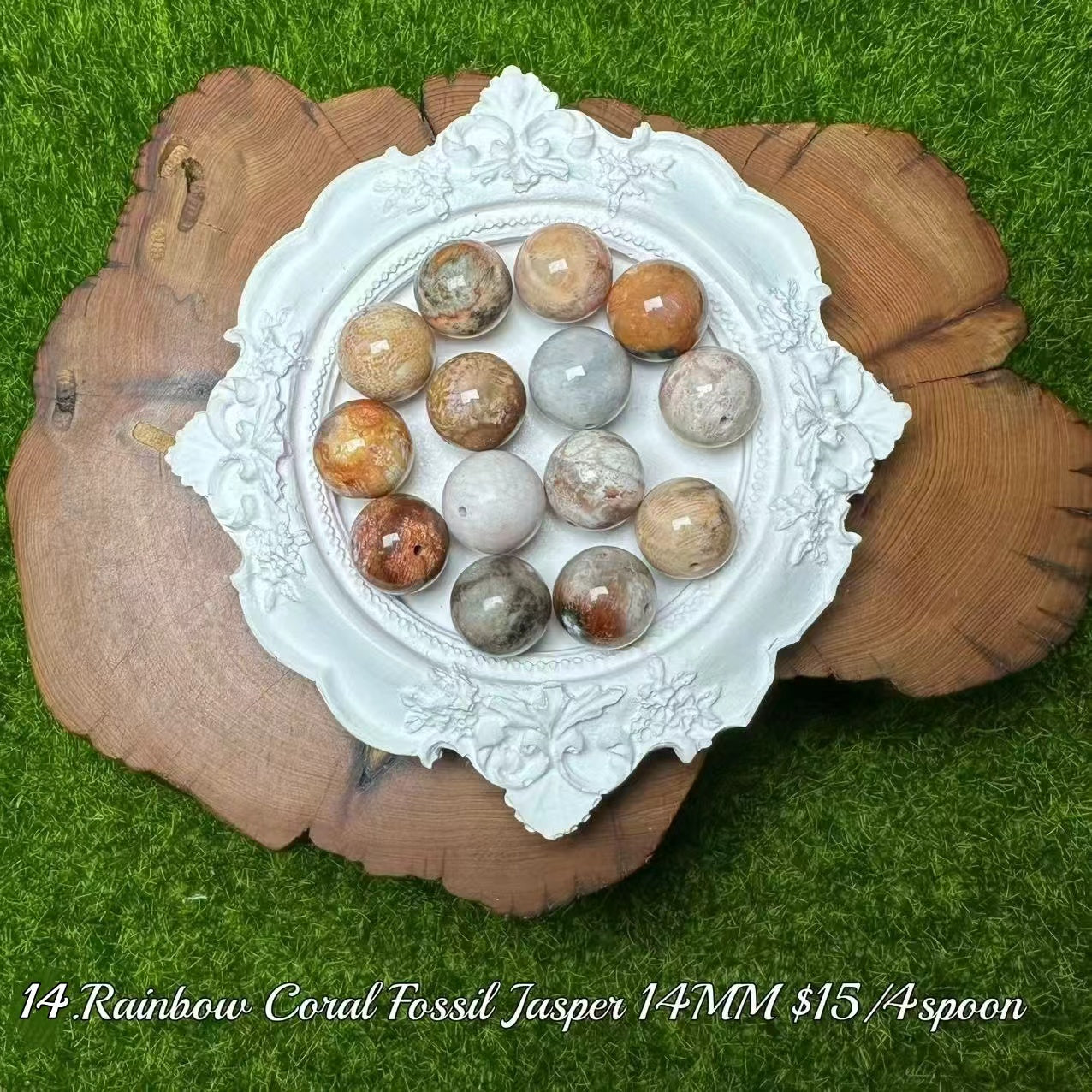 One bowl crystal bead- Felicity-can make 6pcs bracelets 7.27