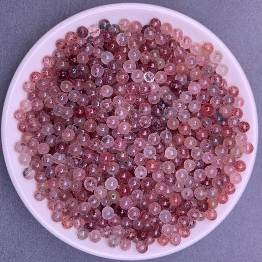 Pink Super 7 bead 300pcs 1 bowl 4mm (Mini14)