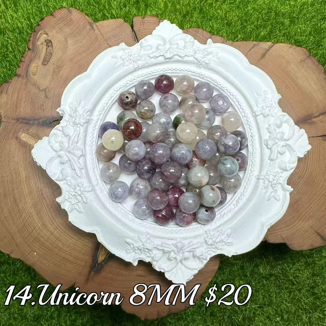 One bowl crystal bead- Felicity-can make 6pcs bracelets 6.13