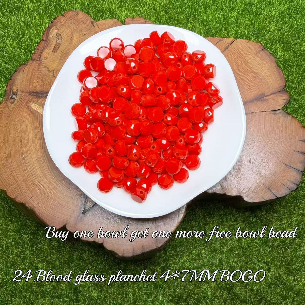 One bowl crystal bead- Felicity-can make 6pcs bracelets 9.28