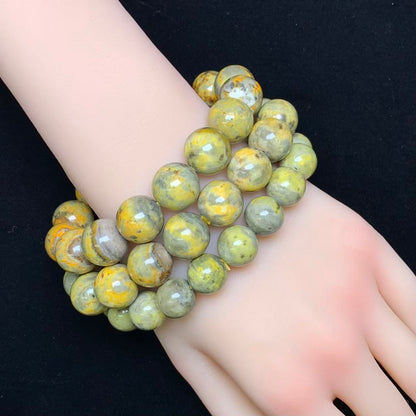 Bumblebee Jasper bracelet 1pc  （12mm-14mm）