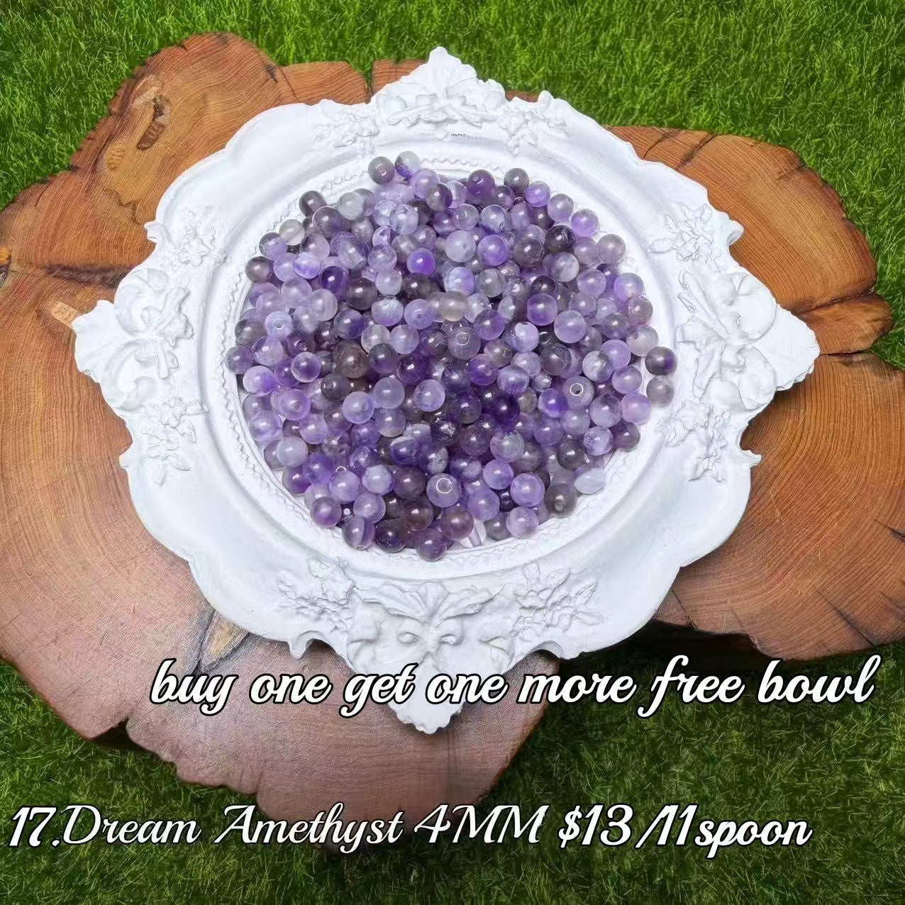 One bowl crystal bead- Felicity-can make 6pcs bracelets 8.25