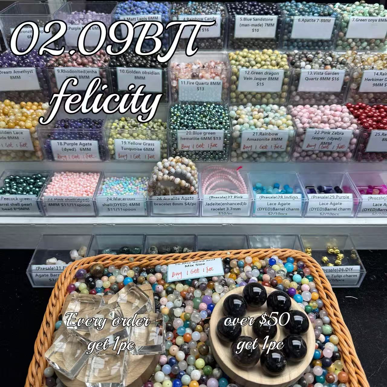 One bowl crystal bead- Felicity01-can make 6pcs bracelets 2.9