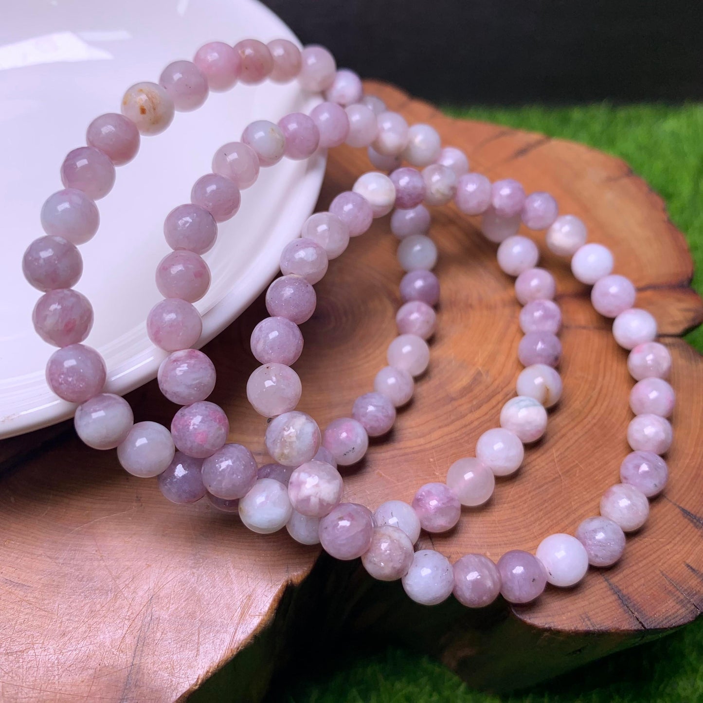 Pink Tourmaline brcaelet 6mm 1pc(SL10)