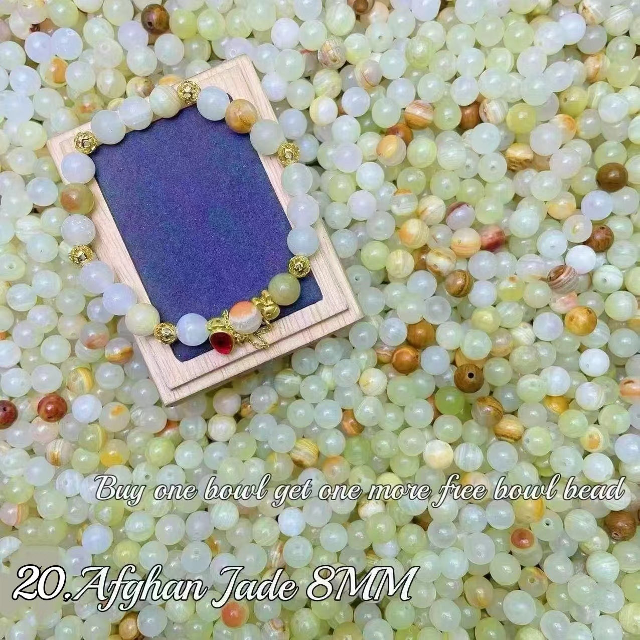 One bowl crystal bead- travis00-can make 6pcs bracelets 8.6