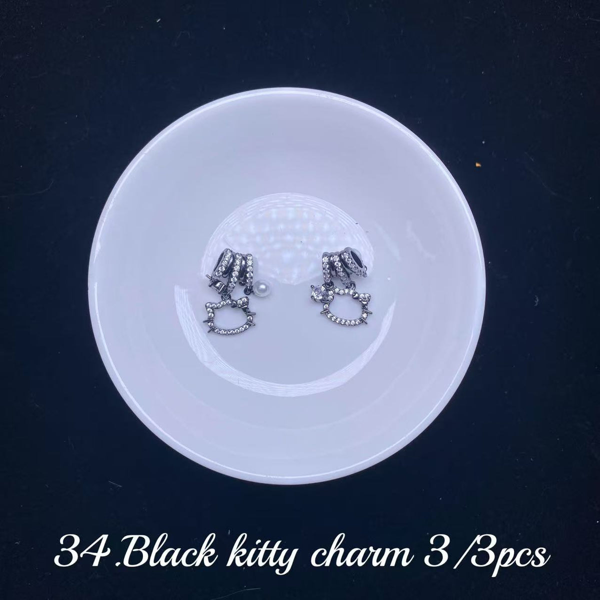 One bowl crystal bead- Felicity-can make 6pcs bracelets 10.7