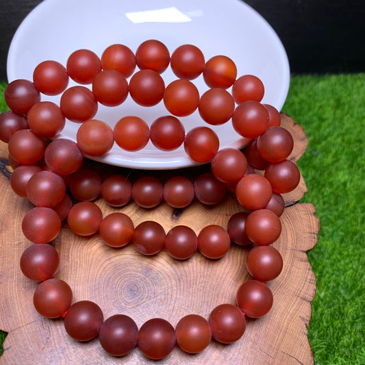 Matt Carnelian bracelet 10mm 1pc (SL32)