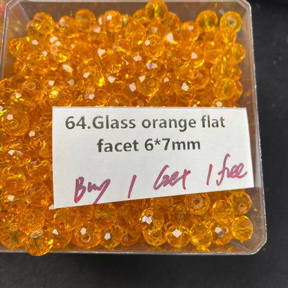 One bowl crystal bead- Felicity-can make 6pcs bracelets 10.6