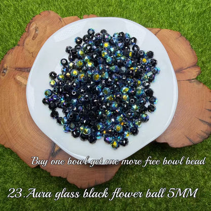 One bowl crystal bead- Felicity-can make 6pcs bracelets 9.21