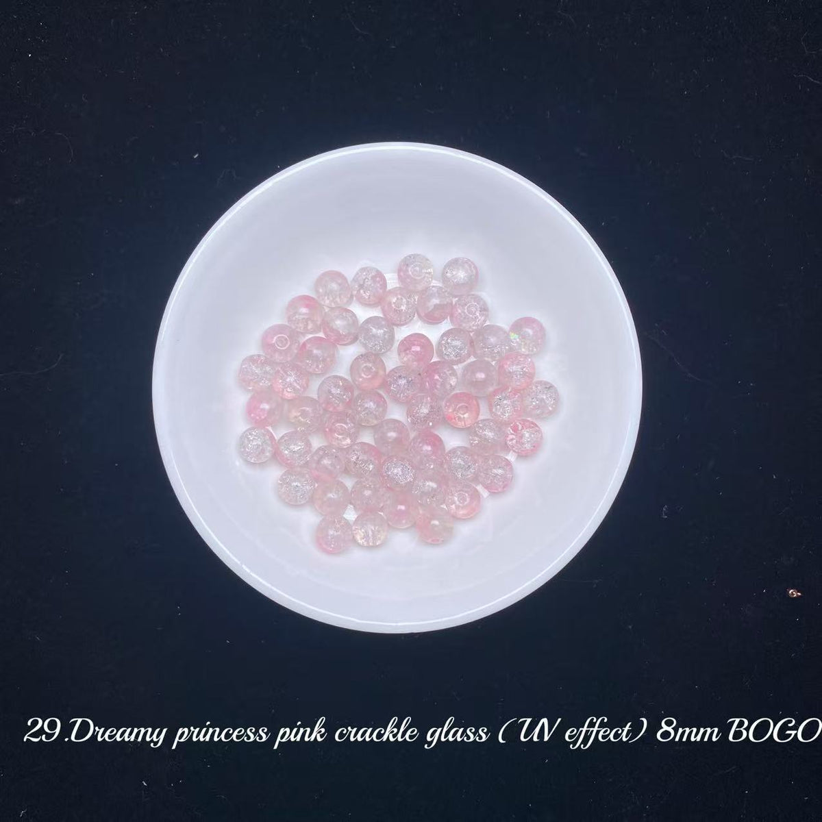 One bowl crystal bead- Felicity-can make 6pcs bracelets 10.6