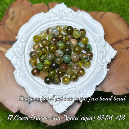 One bowl crystal bead- Felicity-can make 6pcs bracelets 8.15