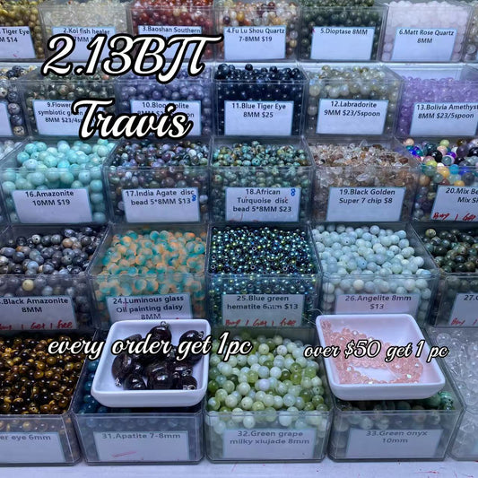 One bowl crystal bead- travis00-can make 6pcs bracelets 2.13