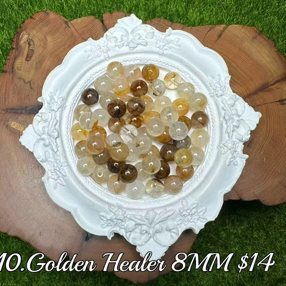 One bowl crystal bead- Felicity-can make 6pcs bracelets 10.7