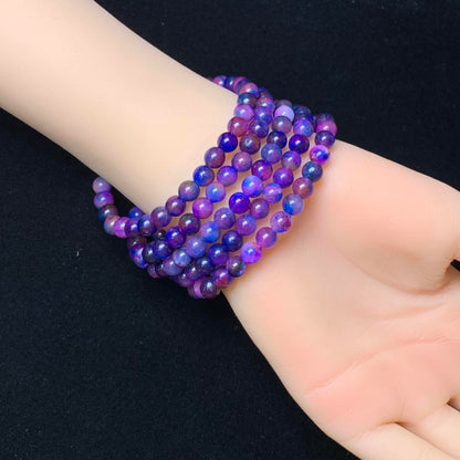 Aurora Chalcedony (DYED) bracelet 6mm 1pc (SL50)