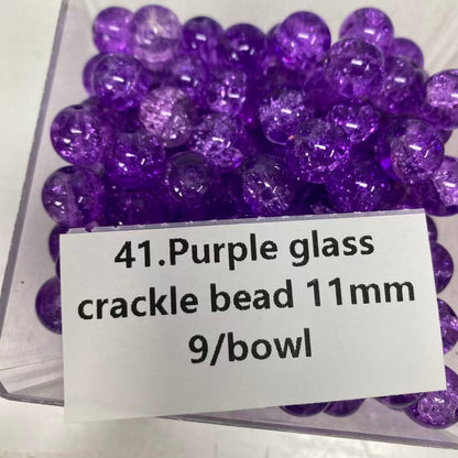 One bowl crystal bead- Felicity-can make 6pcs bracelets 9.19