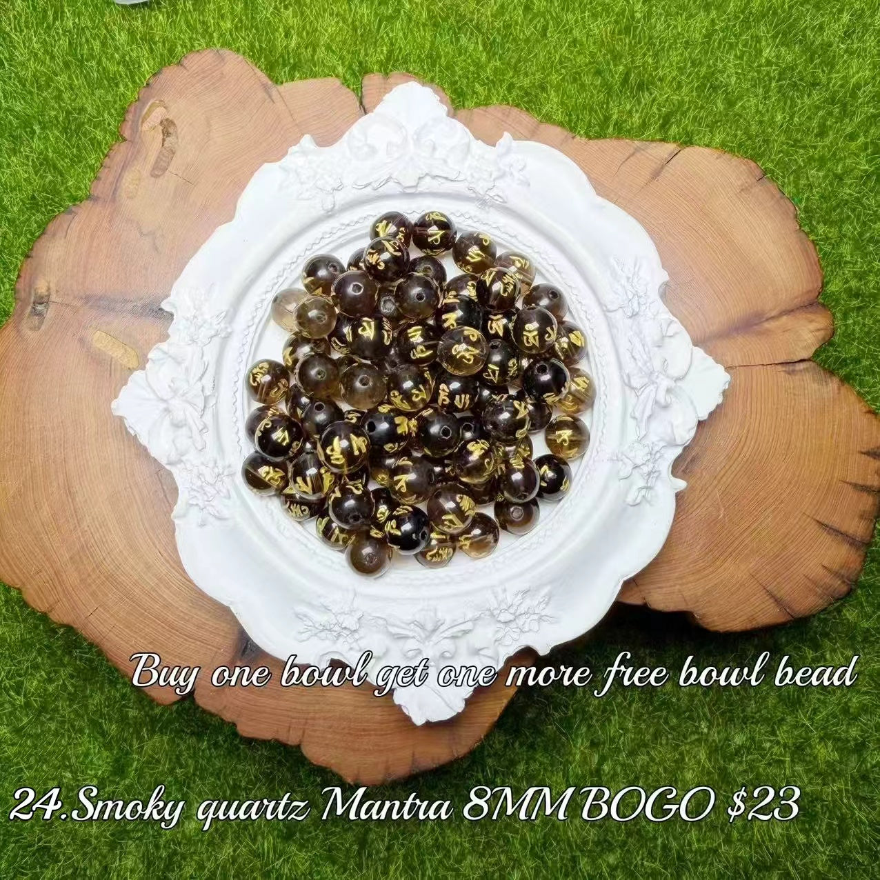 One bowl crystal bead- travis00-can make 6pcs bracelets 8.25