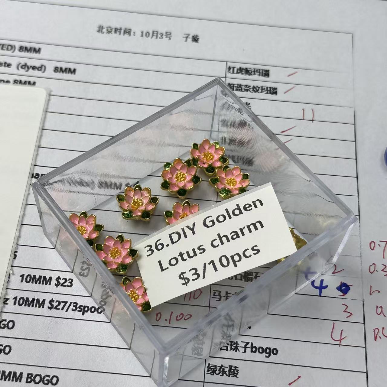 One bowl crystal bead- Felicity03-can make 6pcs bracelets 10.3