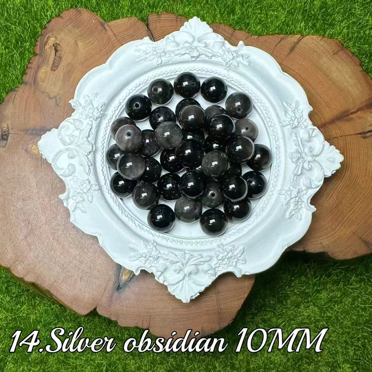 One bowl crystal bead- Felicity-can make 6pcs bracelets 10.6