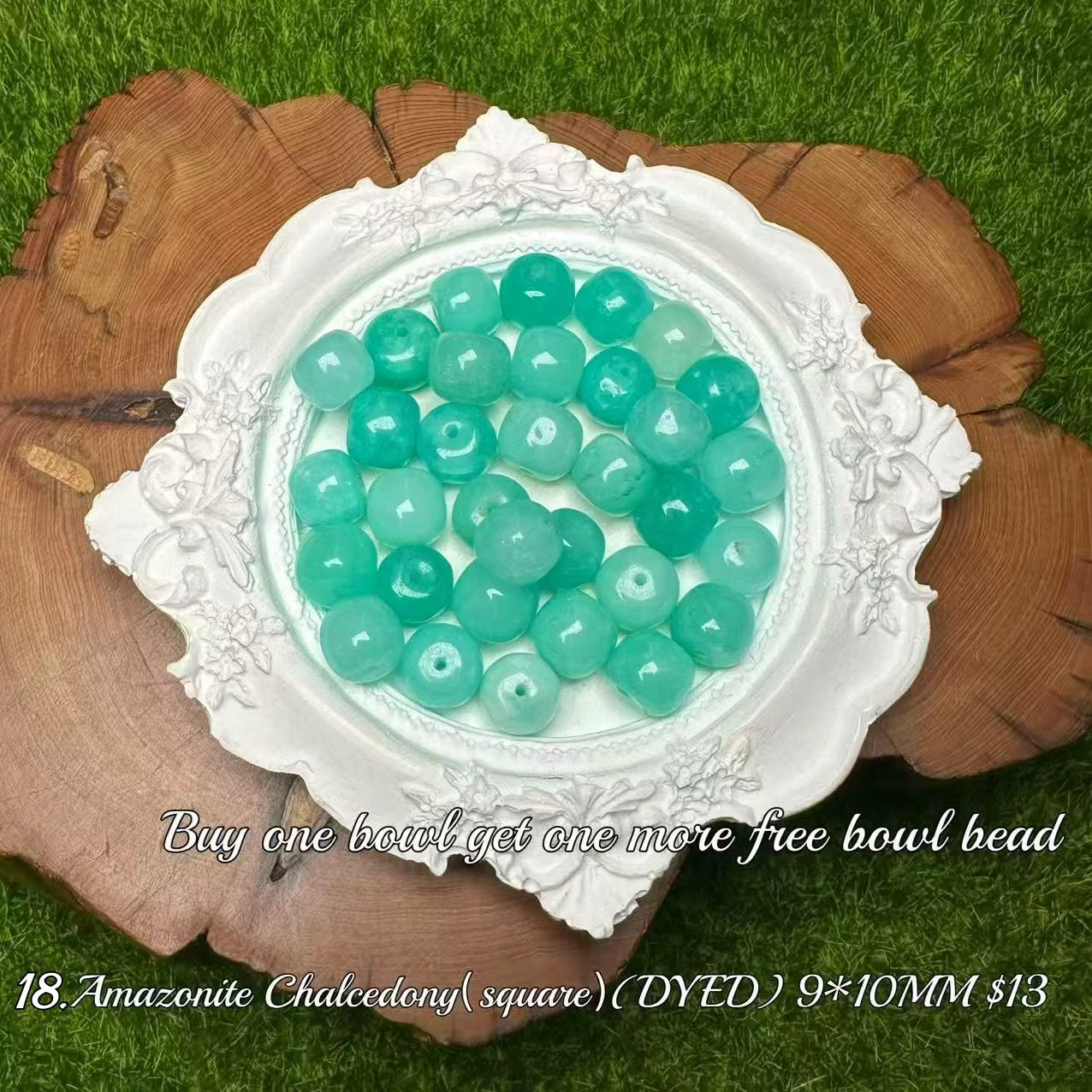 One bowl crystal bead- Felicity-can make 6pcs bracelets 8.15