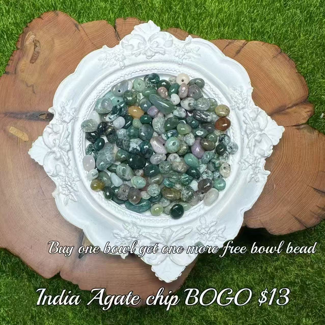 One bowl crystal bead- Felicity-can make 6pcs bracelets 6.17