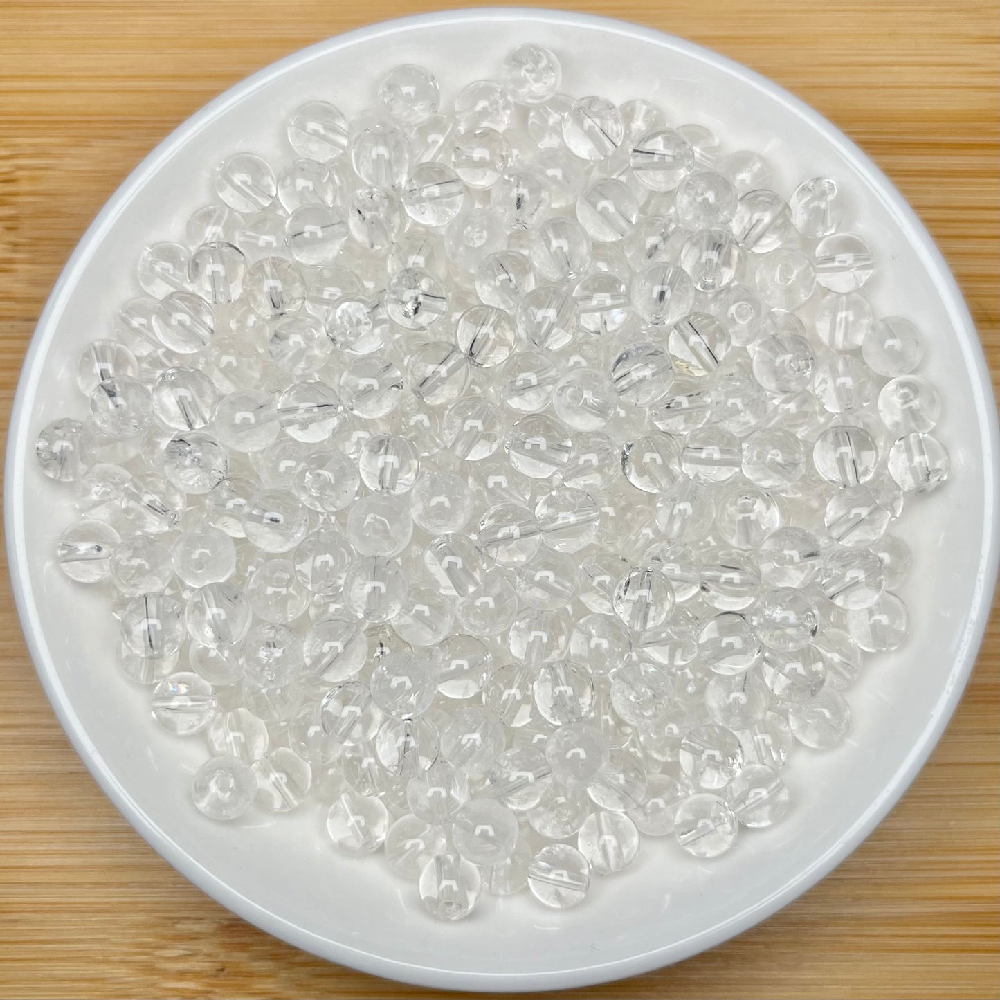 Clear Quartz bead 168pcs_ 1 bowl 6mm(SIX3)