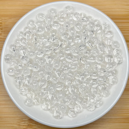 Clear Quartz bead 168pcs_ 1 bowl 6mm(SIX3)