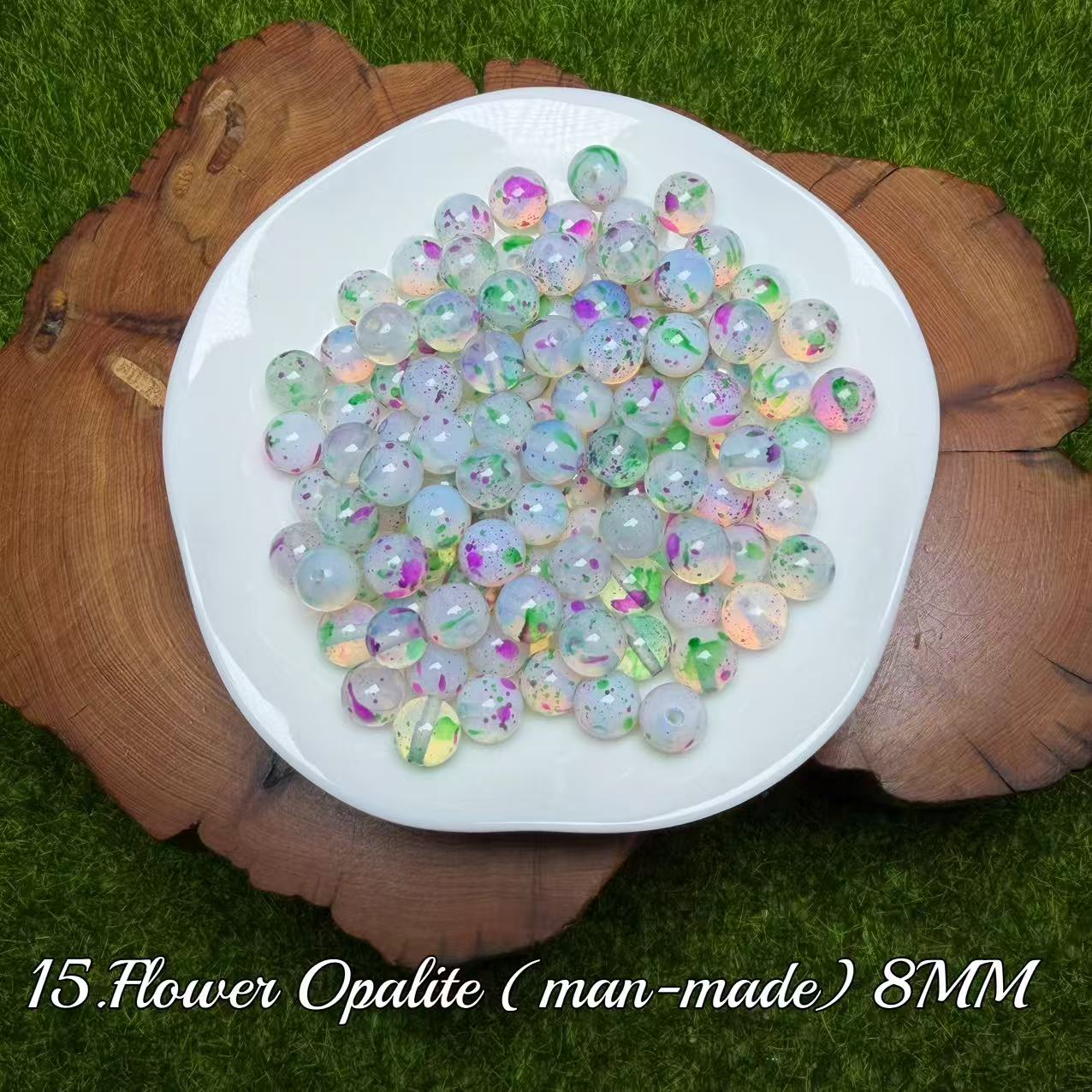 One bowl crystal bead- Felicity-can make 6pcs bracelets 9.2