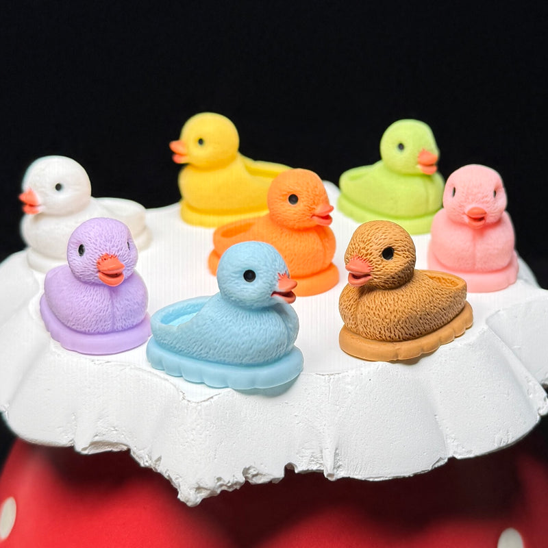 Slipper Duck Mini Figurine