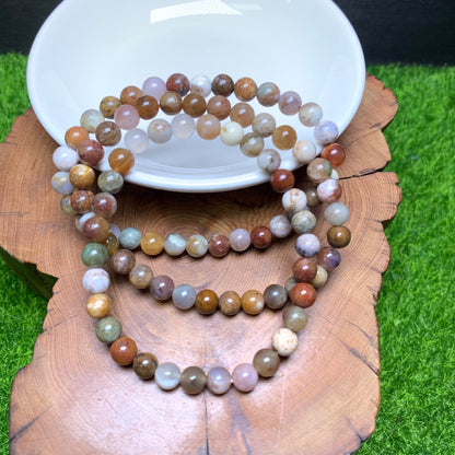 Green opal bracelet 6mm 1pc(SL41)