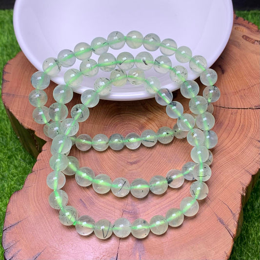 Phrenite bracelet 7mm 1pc (SL102)