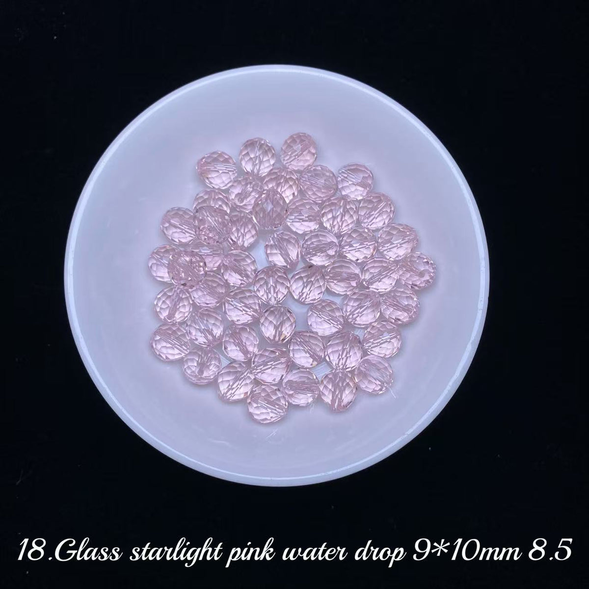 One bowl crystal bead- Felicity-can make 6pcs bracelets 9.28