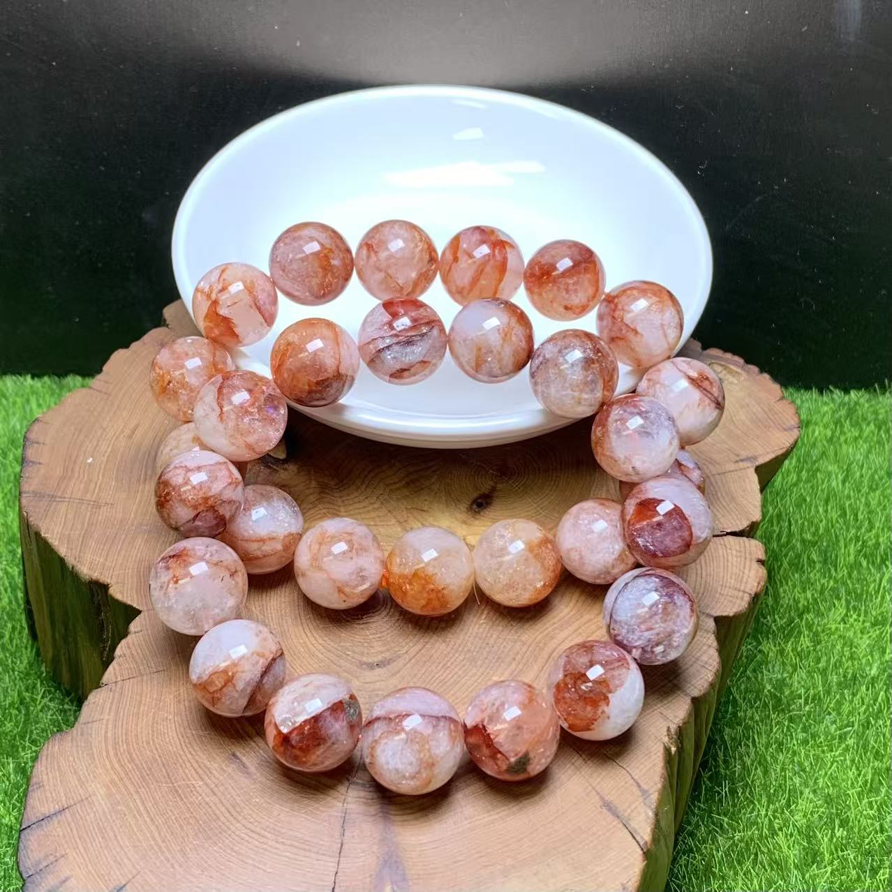 Fire Quartz bracelet 1pc (8mm-15mm)
