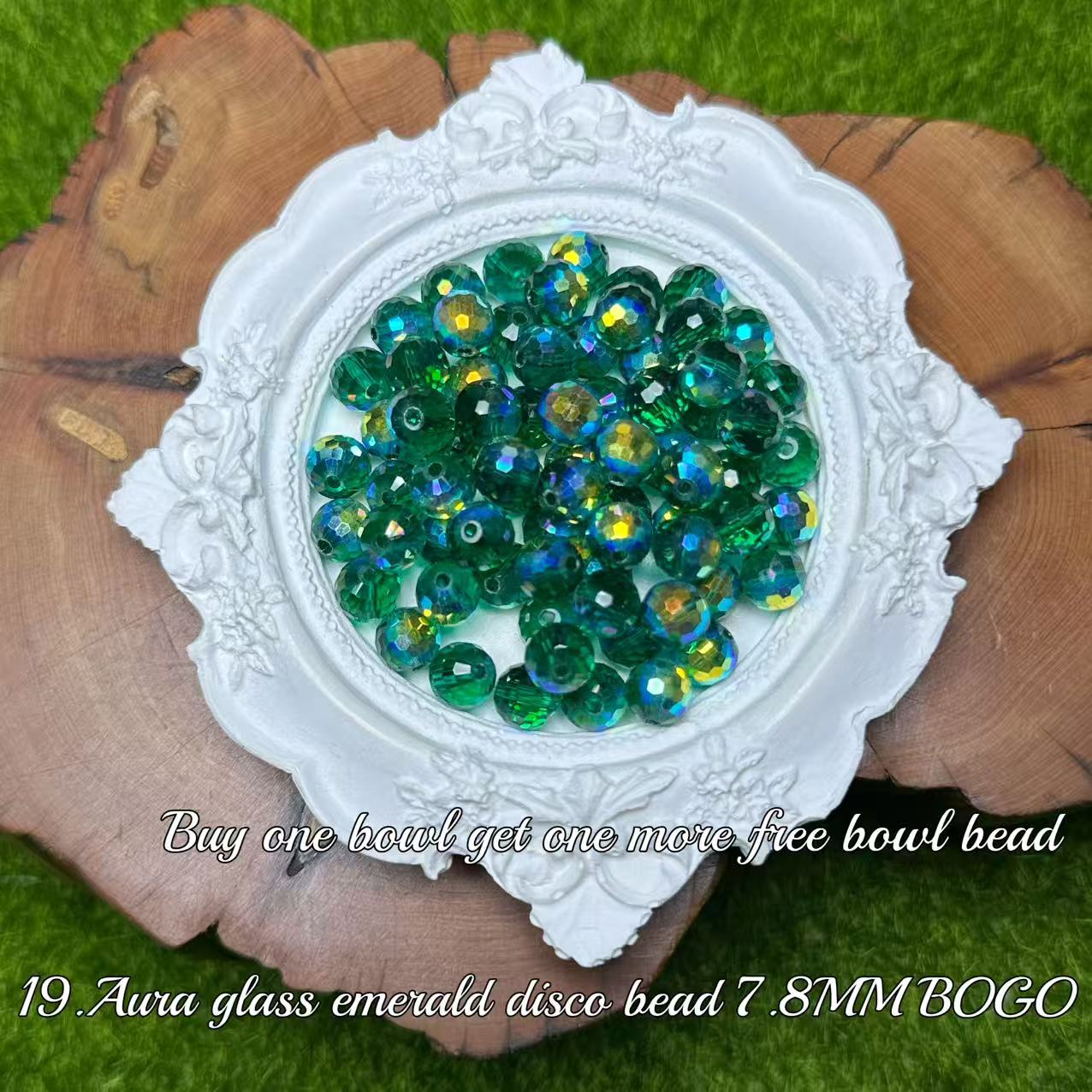 One bowl crystal bead- Felicity-can make 6pcs bracelets 7.14