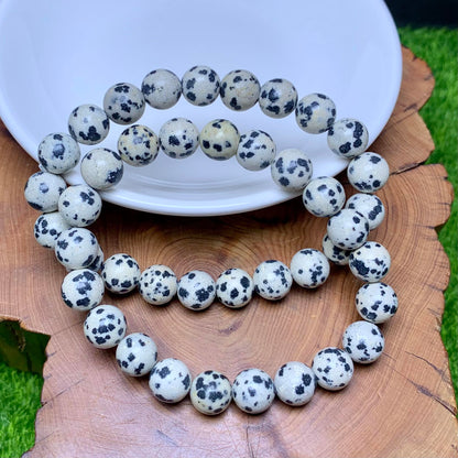 Dalmatian Jasper bracelet 8mm 1pc (SL148)