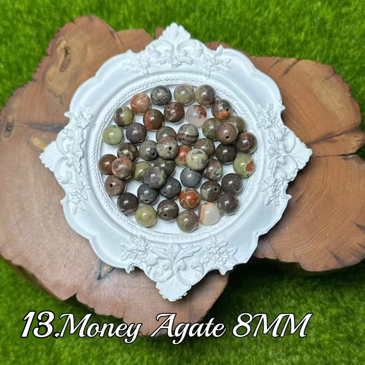 One bowl crystal bead- Felicity-can make 6pcs bracelets 8.22