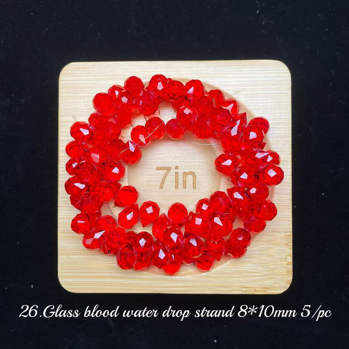 One bowl crystal bead- Felicity-can make 6pcs bracelets 9.21