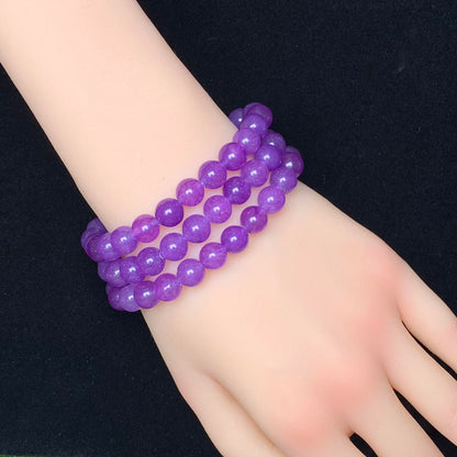 Purple Chalcedony（DYED）8mm 1pc(SL114)