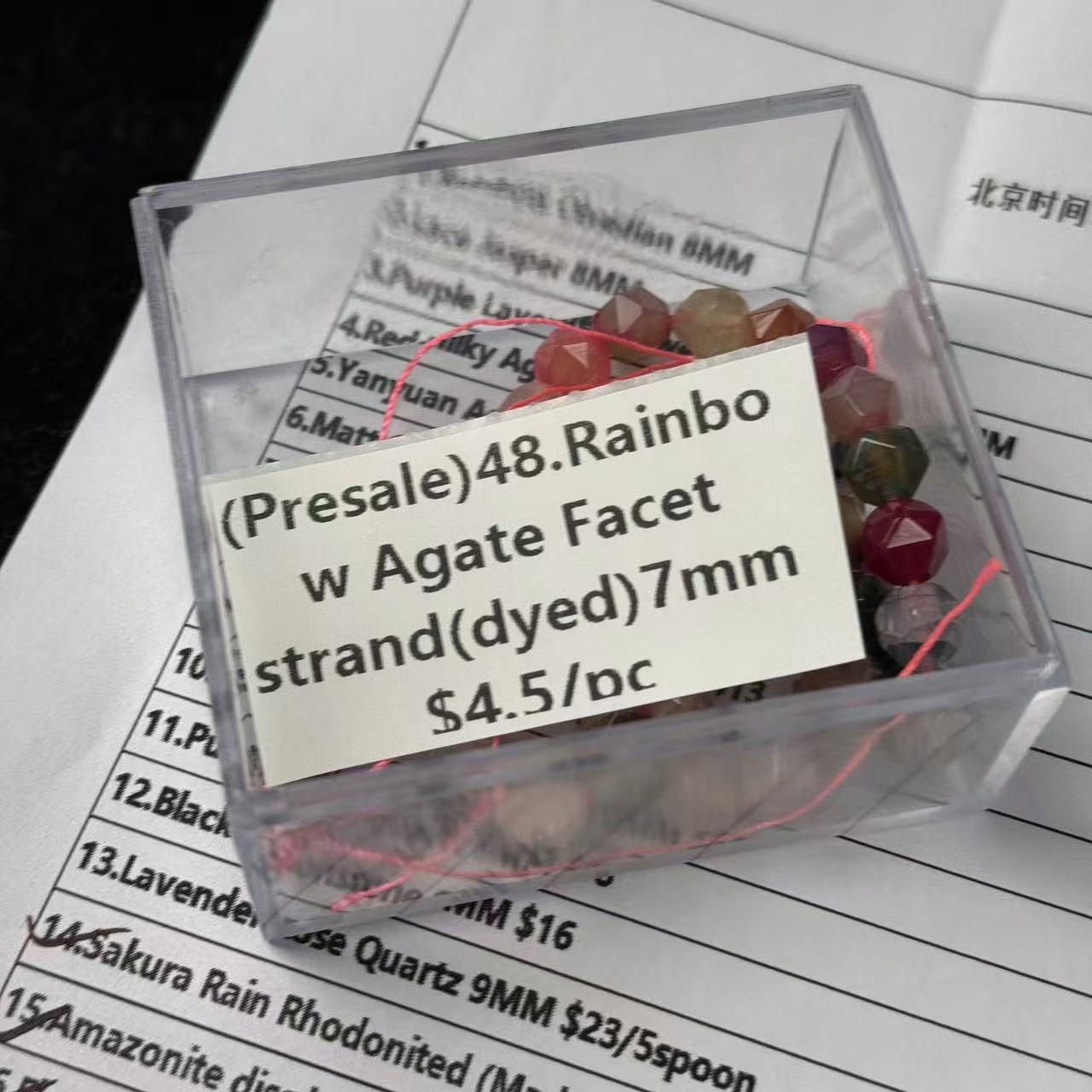 One bowl crystal bead- Felicity01-can make 6pcs bracelets 2.12