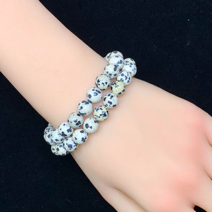 Dalmatian Jasper bracelet 8mm 1pc (SL148)