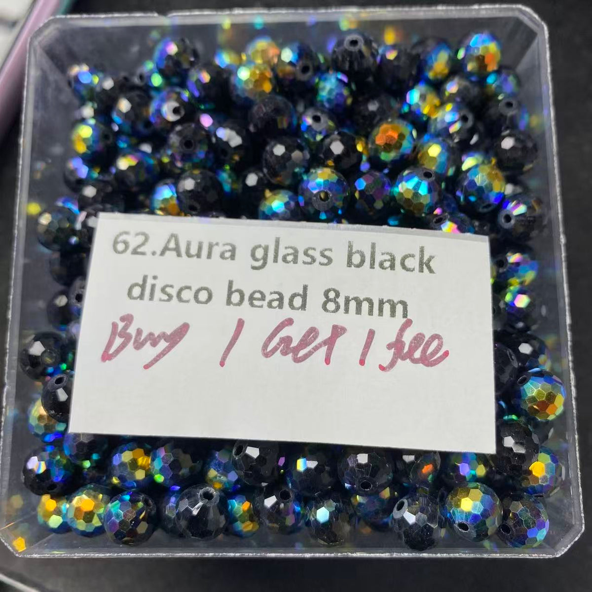 One bowl crystal bead- Felicity-can make 6pcs bracelets 10.6