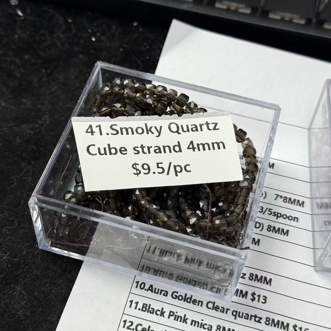 One bowl crystal bead- Felicity01-can make 6pcs bracelets 2.5