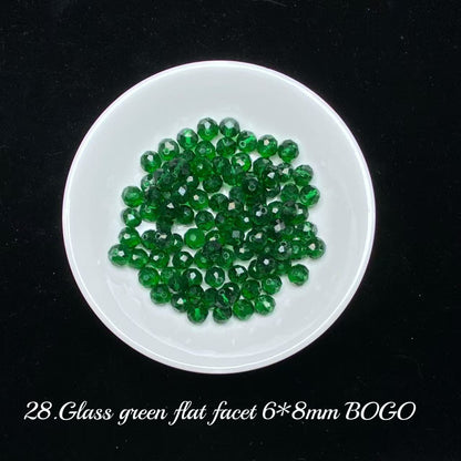 One bowl crystal bead- Felicity-can make 6pcs bracelets 8.15