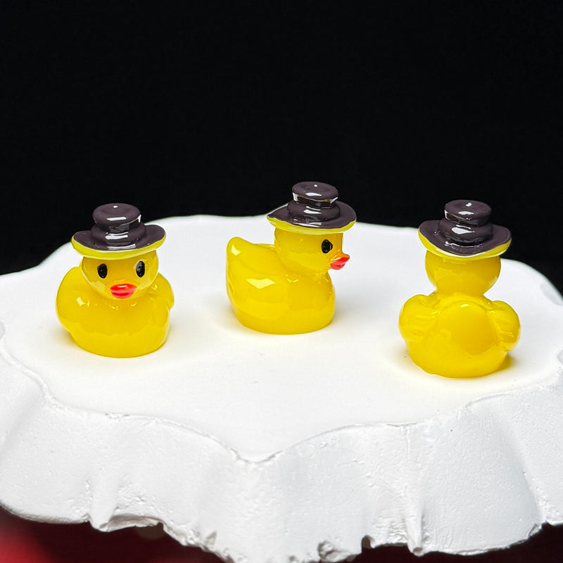 Duck with Hat Mini Figurine