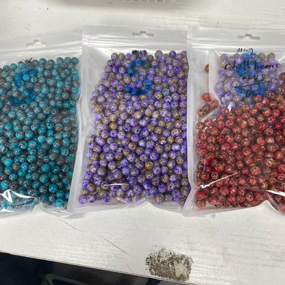 One bowl crystal bead- Felicity-can make 6pcs bracelets 7.25