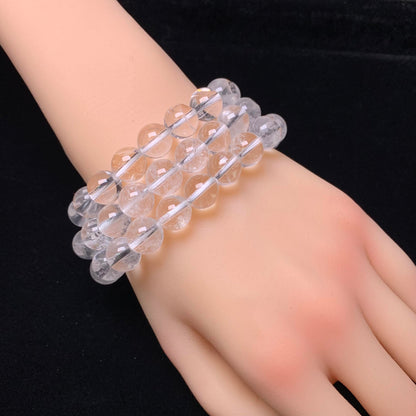 Clear quartz bracelet 10mm 1pc (SL98)