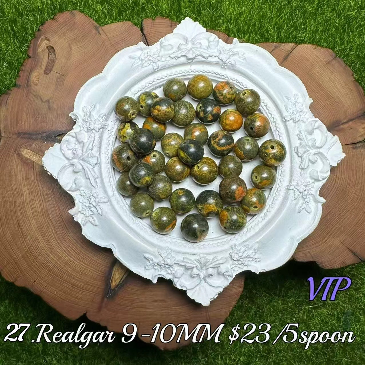 One bowl crystal bead- Felicity-can make 6pcs bracelets 8.22